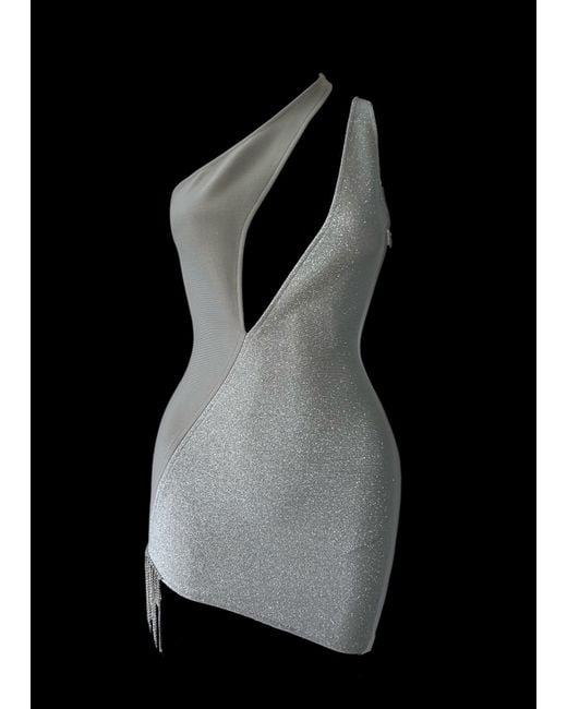 LemonLunar Gray The Jimena Bandage Dress
