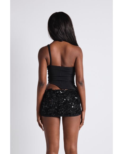 LemonLunar Black The Corset Top
