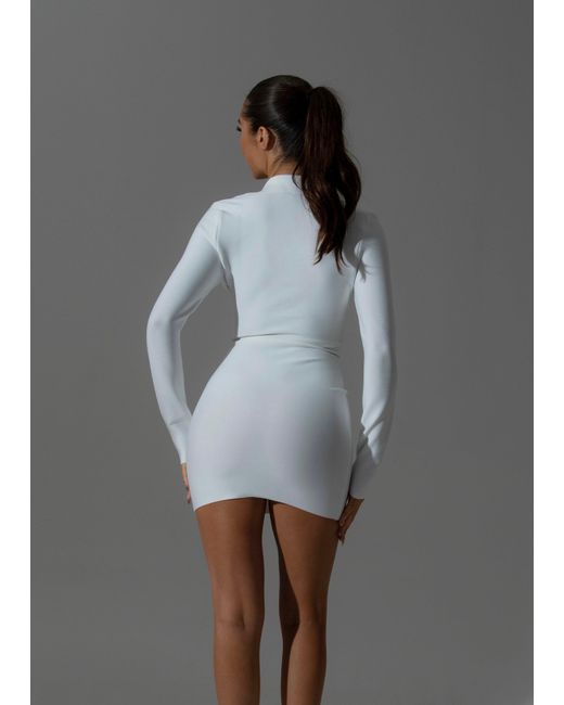 LemonLunar Gray The Martina Bandage Dress