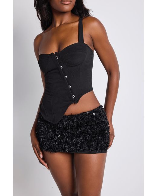 LemonLunar Black The Corset Top