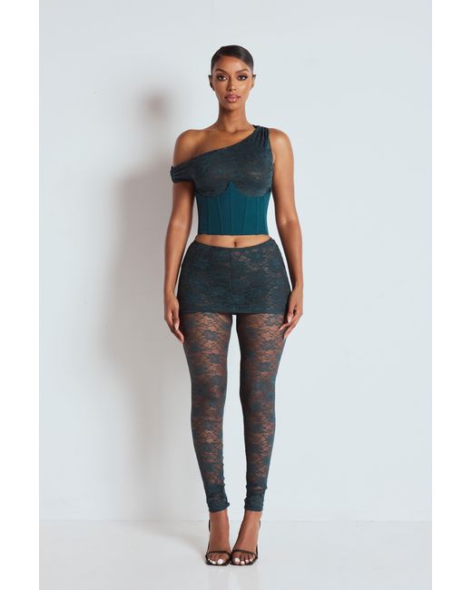LemonLunar Blue The Ophelia Crop Top