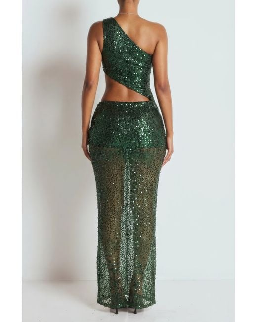 LemonLunar Green The Sequin Dress