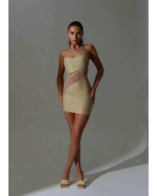 green emerald velvet dress Glitter Bandage Dress