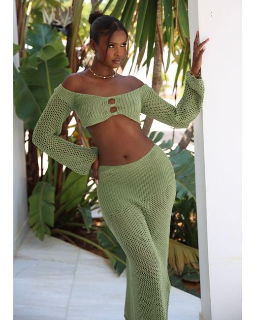 LemonLunar Green The Crochet Two Piece
