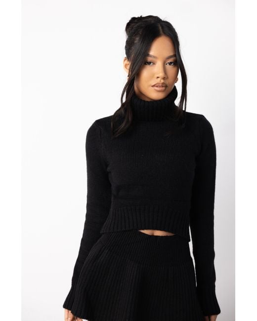 LemonLunar Black The Astrid Knit Two Piece