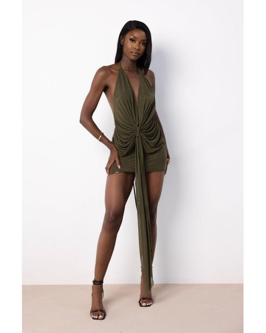 slim fit dress slacks ALÉMAIS Cece Silk Midi Dress 6 AU/UK (2 US)