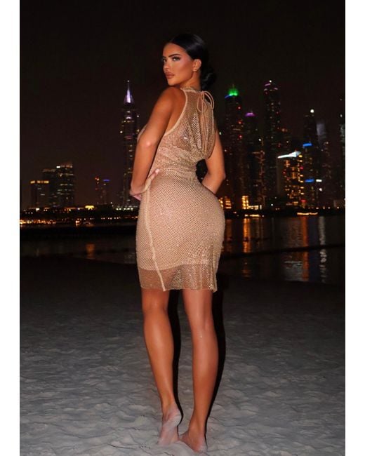 LemonLunar Black The Hera Diamante Dress
