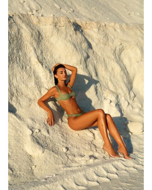LemonLunar Natural The Sava Sage Bandage Bikini