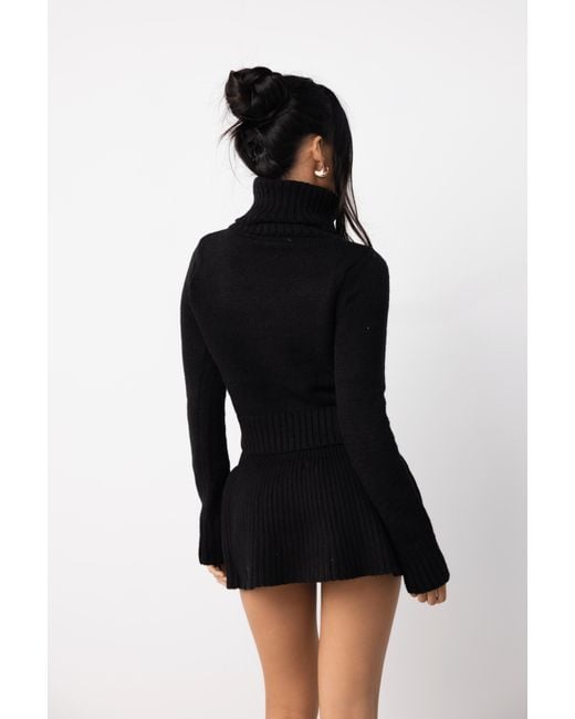 LemonLunar Black The Astrid Knit Two Piece