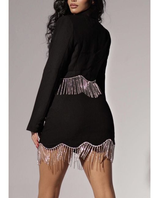 LemonLunar Black The Cropped Blazer