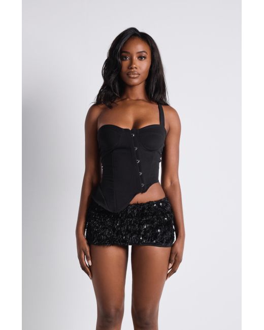 LemonLunar Black The Corset Top