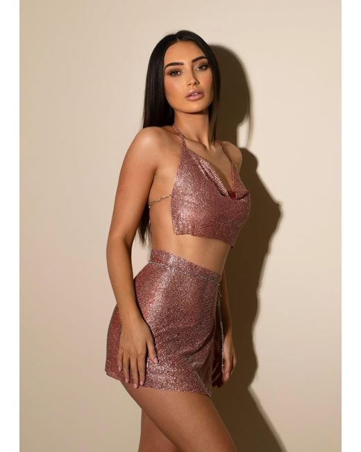 LemonLunar Brown The Irini Diamante Set