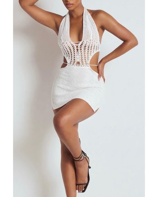 LemonLunar White The Crochet Dress