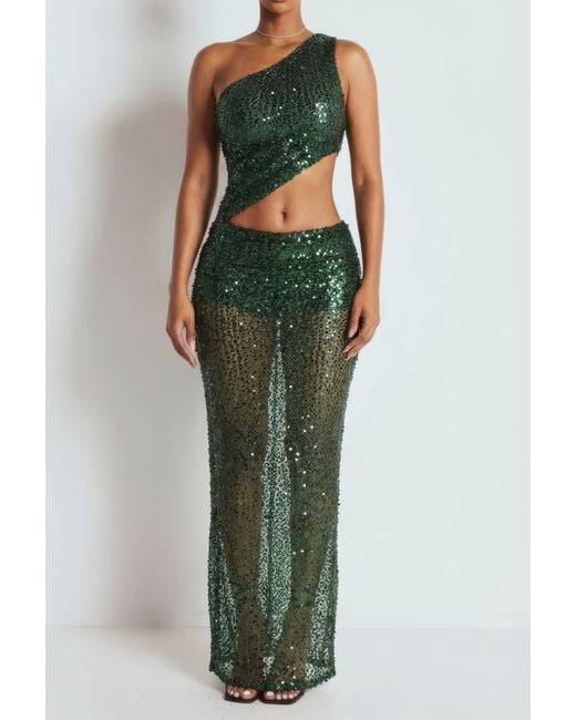 LemonLunar Green The Sequin Dress