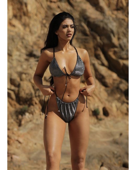 LemonLunar Brown The Sierra Glitter Bikini