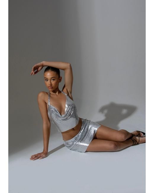 LemonLunar Gray The Chainmail Two Piece