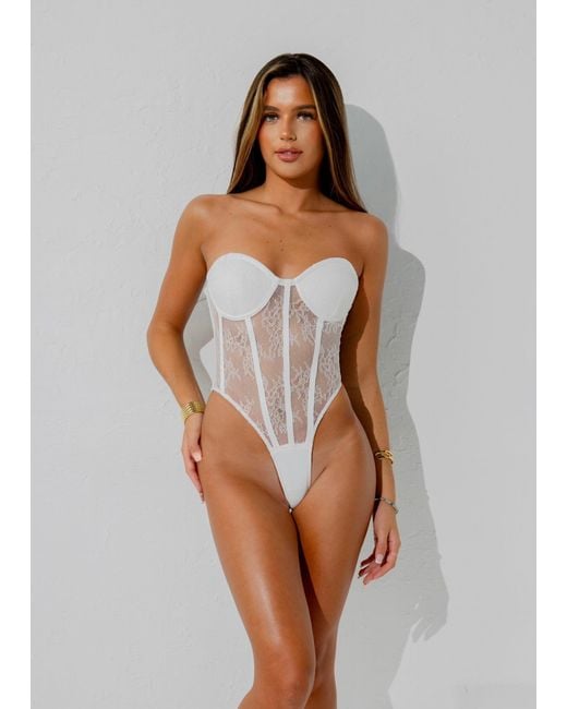 LemonLunar Natural The Lace Bodysuit