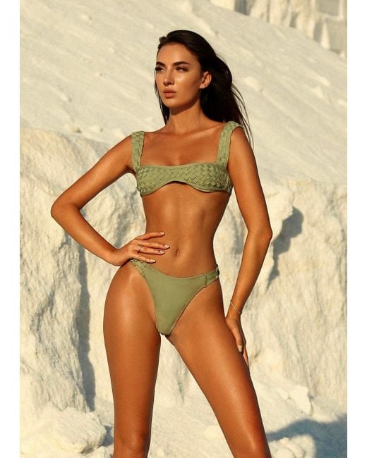 LemonLunar Natural The Sava Sage Bandage Bikini