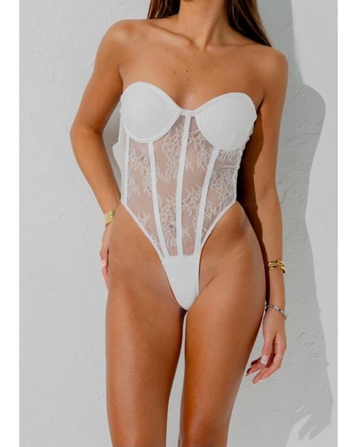 LemonLunar Natural The Lace Bodysuit