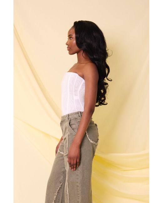 LemonLunar Natural The Diella Structured Corset Top