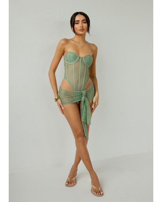 LemonLunar Green The Lace Two Piece