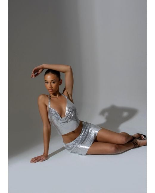LemonLunar Gray The Chainmail Two Piece