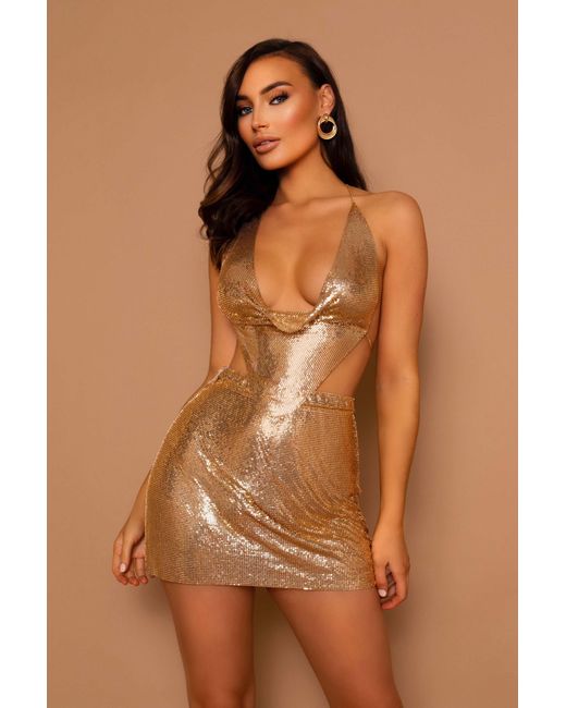 LemonLunar Brown The Ceres Chainmail Top