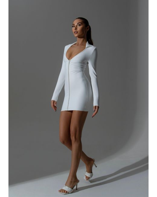 LemonLunar Gray The Martina Bandage Dress