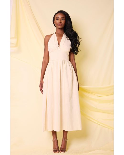 LemonLunar Natural The Lyra Floaty Midi Dress
