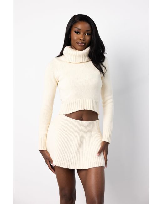 LemonLunar Natural The Astrid Knit Two Piece