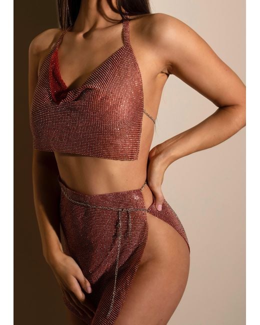 LemonLunar Brown The Irini Diamante Set