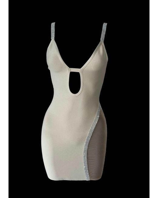 LemonLunar Brown The Aitana Bandage Dress