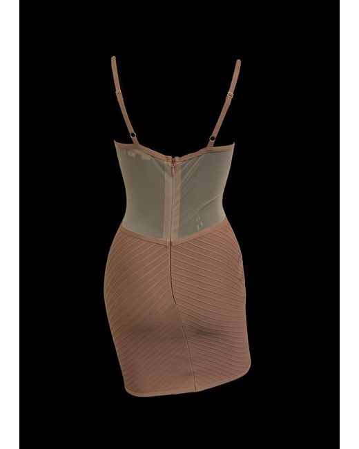 LemonLunar Gray The Hana Bandage Dress