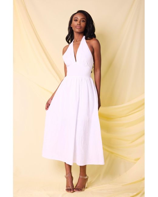 LemonLunar Natural The Lyra Floaty Midi Dress