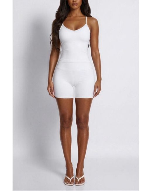 LemonLunar White The High Waisted Shorts