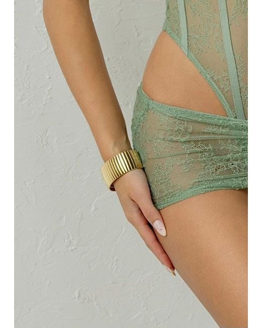 LemonLunar Metallic 18K Plated Chunky Bracelet