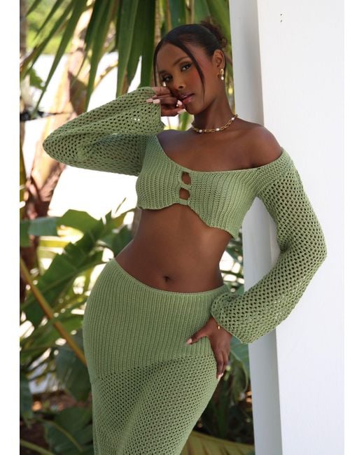 LemonLunar Green The Crochet Two Piece