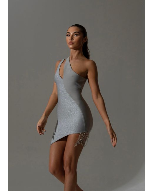 LemonLunar Gray The Jimena Bandage Dress