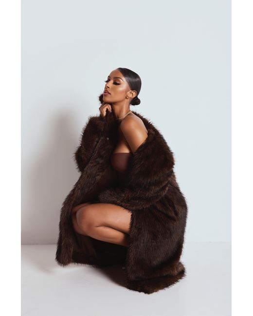 LemonLunar Brown The Fur Coat
