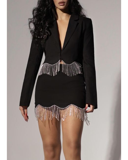 LemonLunar Black The Cropped Blazer