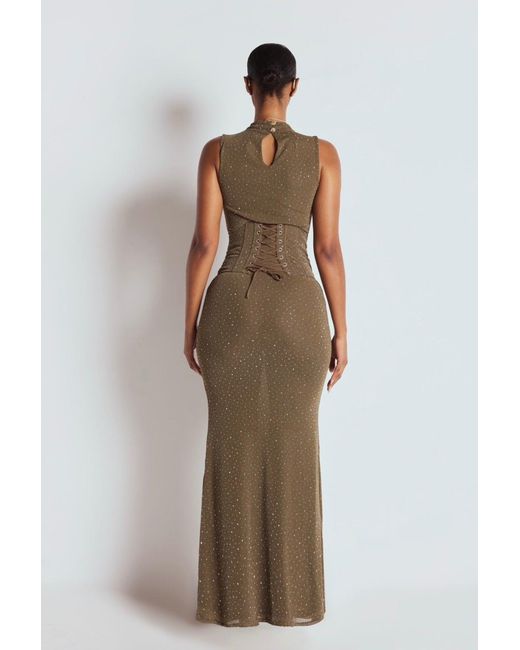 LemonLunar Green The Genevieve Maxi Dress
