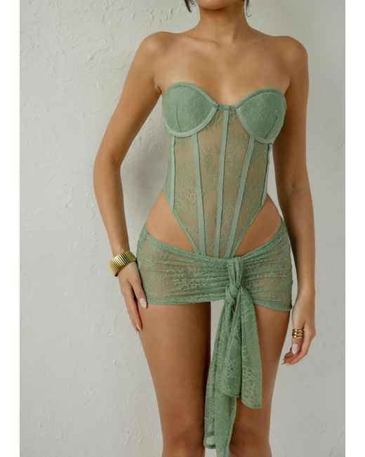 LemonLunar Green The Lace Two Piece