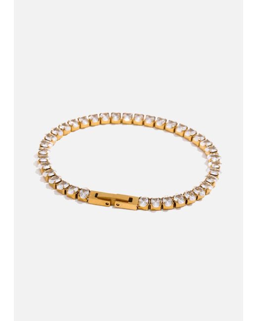 LemonLunar White 18K Plated Tennis Bracelet Certí X Lemonlunar