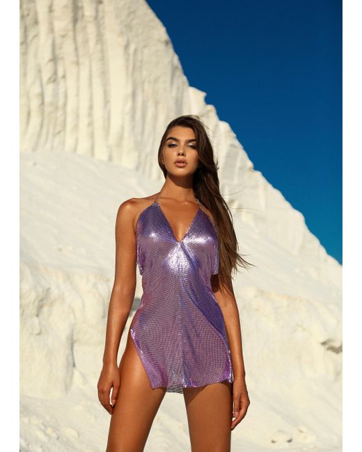 LemonLunar Natural The Roxy Chainmail Dress