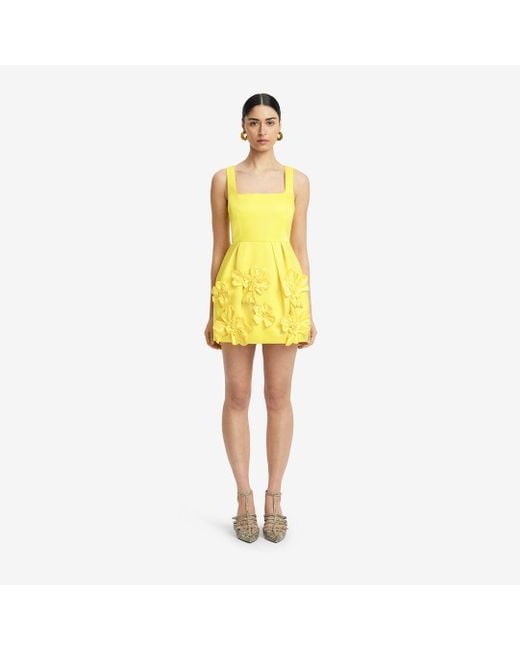 LEO LIN Women's Yellow Piper Floral Appliqu Bell Shape Mini Dress - www.magambanetwork.com LEO LIN Women's Yellow Piper Floral Appliqu Bell Shape Mini Dress - www.magambanetwork.com