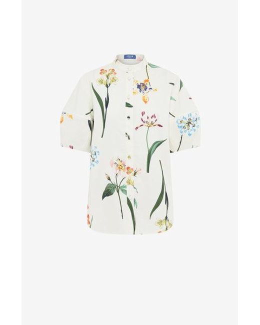 LEO LIN Metallic Jemma Blouse