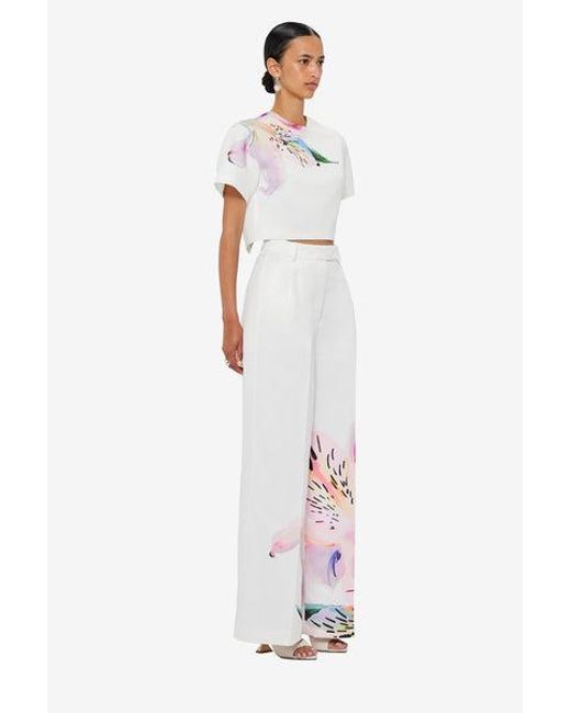 LEO LIN Pink Indie Sleeve Top