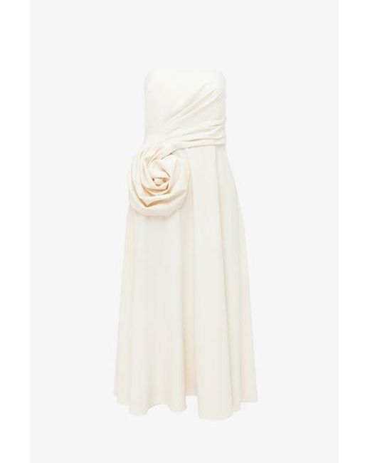 chinese dress ladies Leo Lin Norine Bustier Midi Dress - Hyacinth