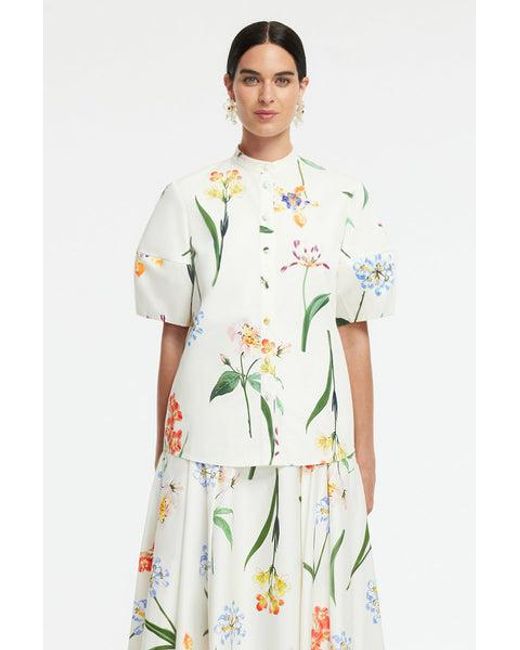LEO LIN Metallic Jemma Blouse