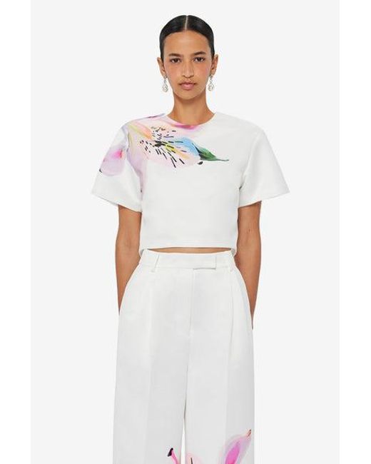 LEO LIN Pink Indie Sleeve Top